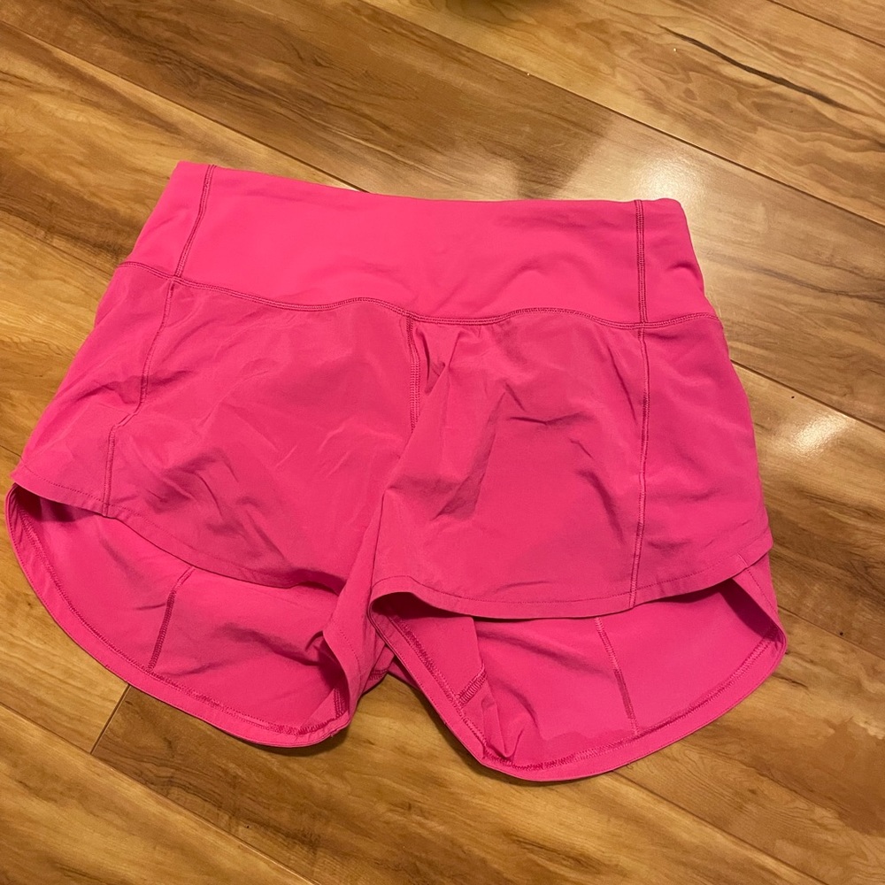Speed Up High rise short Sonic Pink